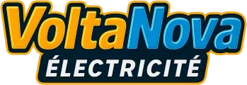 Logo VoltaNova Électricité - Artisan électricien en Île-de-France : dépannage urgent, installation, rénovation, mise aux normes NF C 15-100 et tableaux électriques.